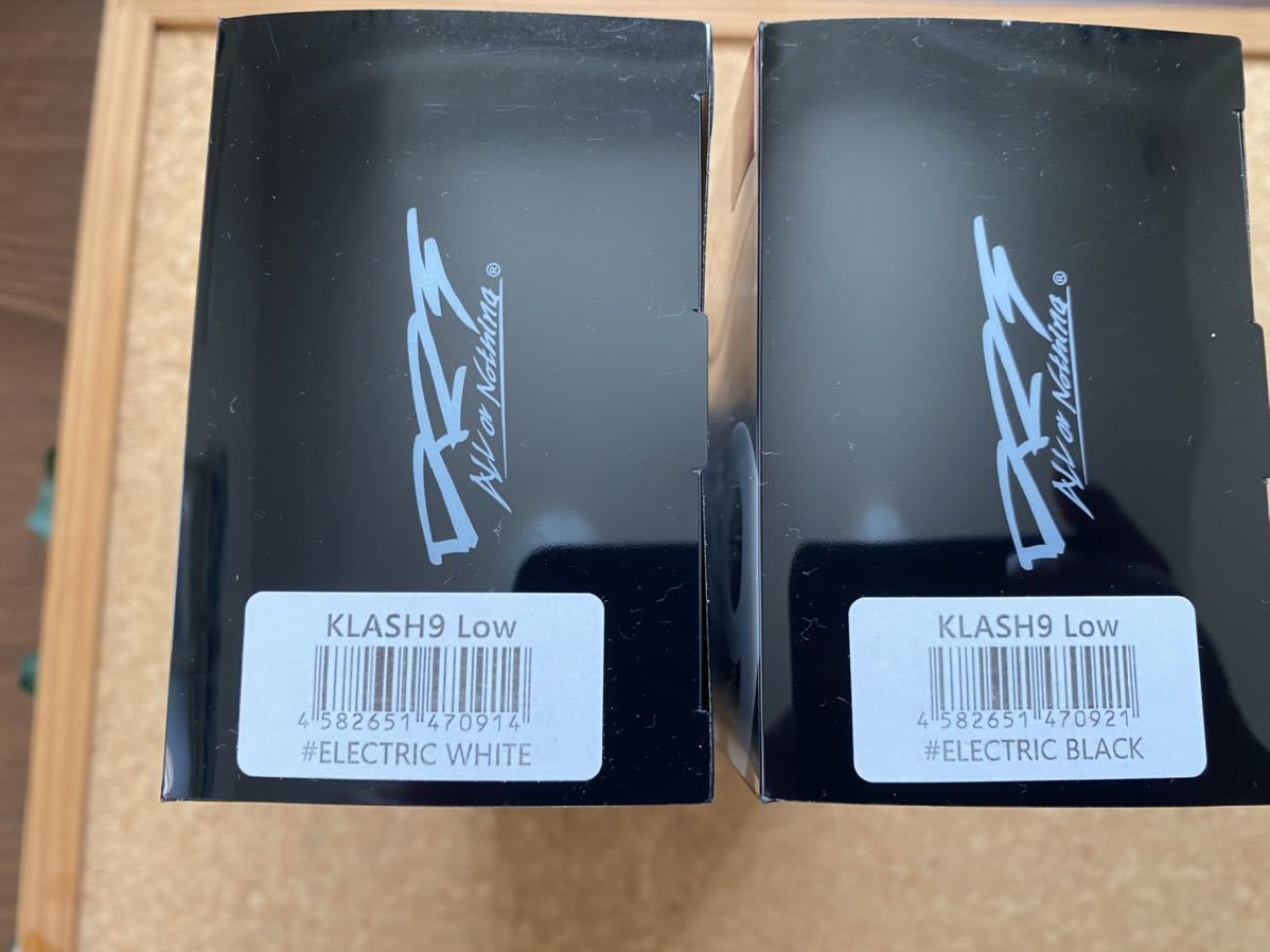 DRT　KLASH9　Low　限定色　２色セット　2022バサーオールスタークラシック　エレクトリック　ELECTRIC　WHITE　ELECTRIC　BLACK　バサクラ