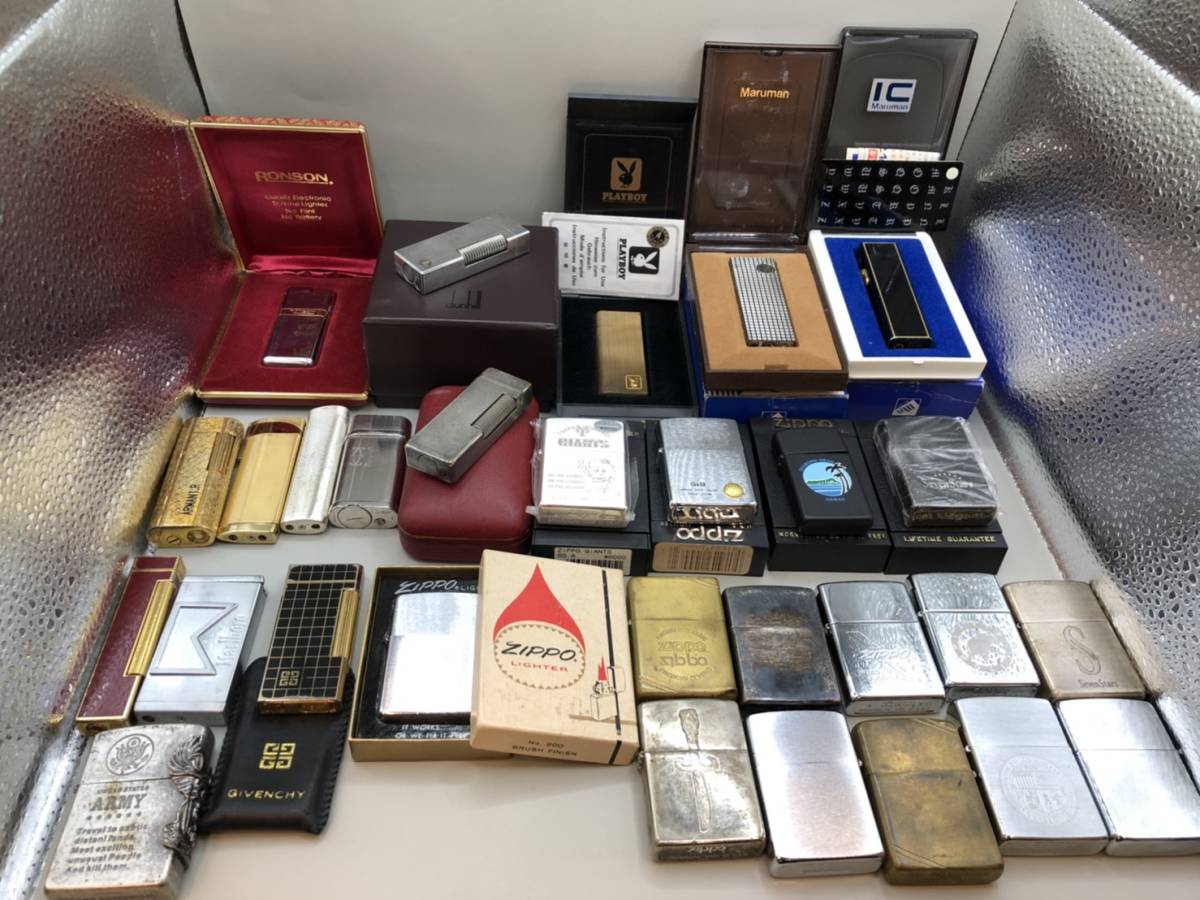 ライター多数まとめ ブランド【dunhill/Cartier/ZIPPO/RONSON