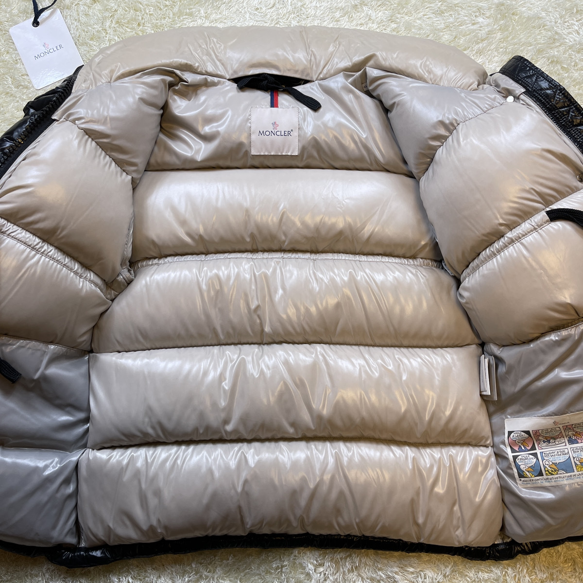 極美品/タグ付 モンクレール MONCLER【極上の逸品】肉厚 ダウン 