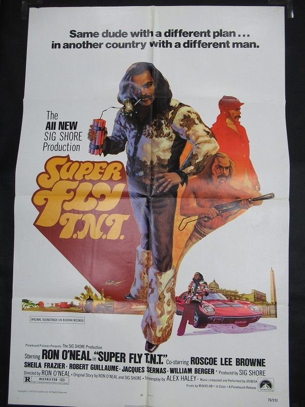 〇A606/US版1sh 映画ポスター【 Super Fly T.N.T. 】（スーパーフライ）監督 ロン・オニール/ORG 73/233