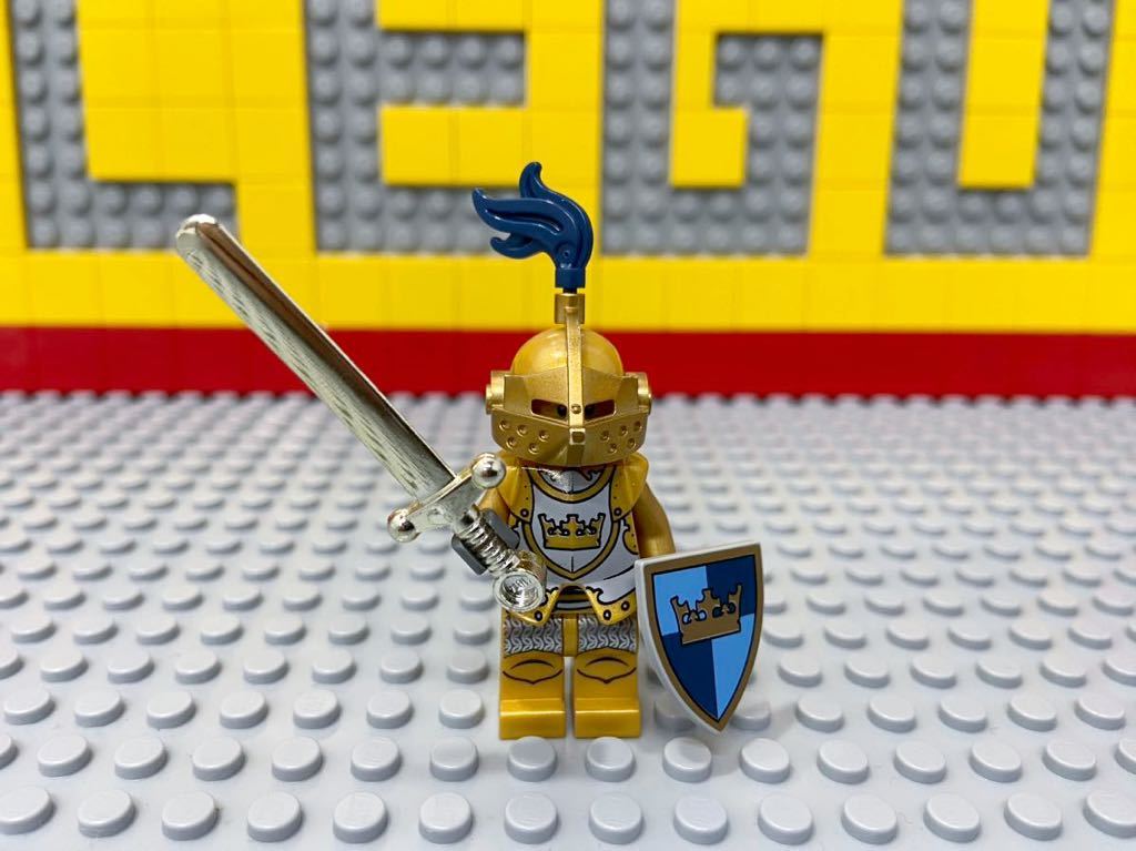 ☆キャッスル☆ レゴ ミニフィグ 兵士 騎士 黄金騎士 7079 ( LEGO 人形 