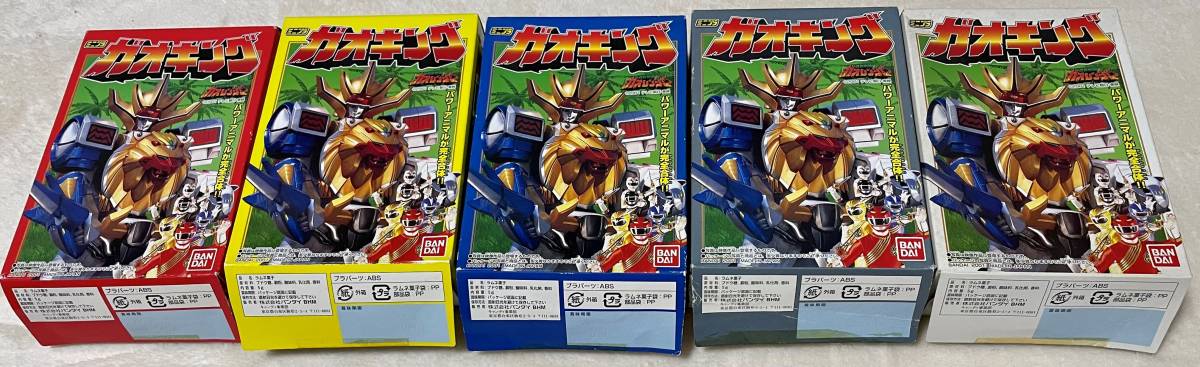 バンダイの新食玩プラキット「SMP」の第1弾『百獣戦隊ガオレンジャー 