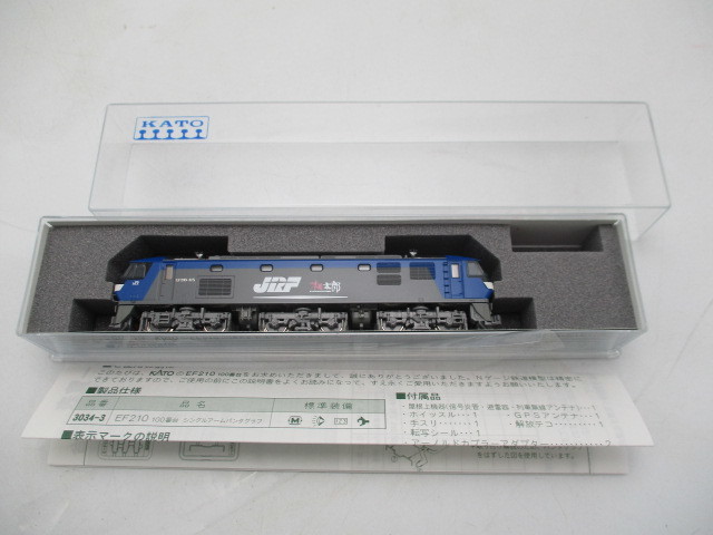 ★☆KATO　鉄道模型　Nゲージ　3034-3　EF210　100番台　シングルアーム　パンタグラフ　電気機関車☆★