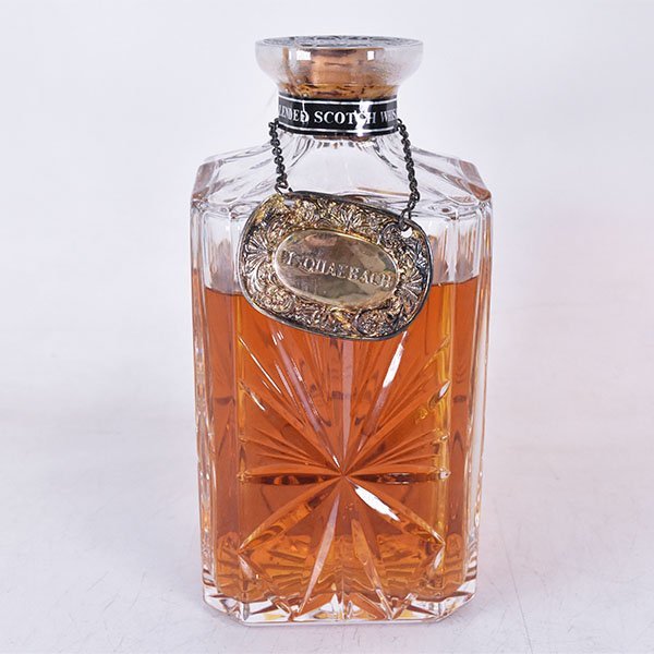 レア 未開栓 古酒 ウシュクベ クリスタル デキャンタ750ml43% 箱替栓付