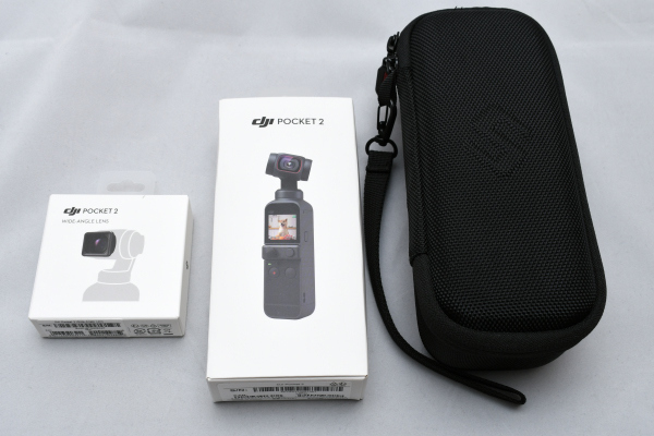 DJI POCKET2 中古美品！ 広角レンズ・ケース付き！(ビデオカメラ 