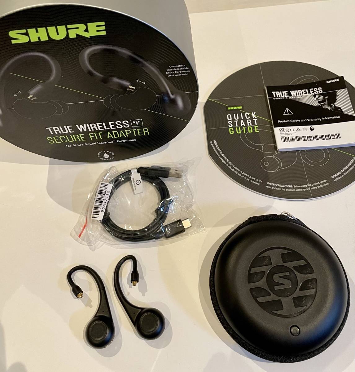 SHURE シュア RMCE-TW2 完全ワイヤレス・セキュアフィット・アダプター（第2世代）（中古）