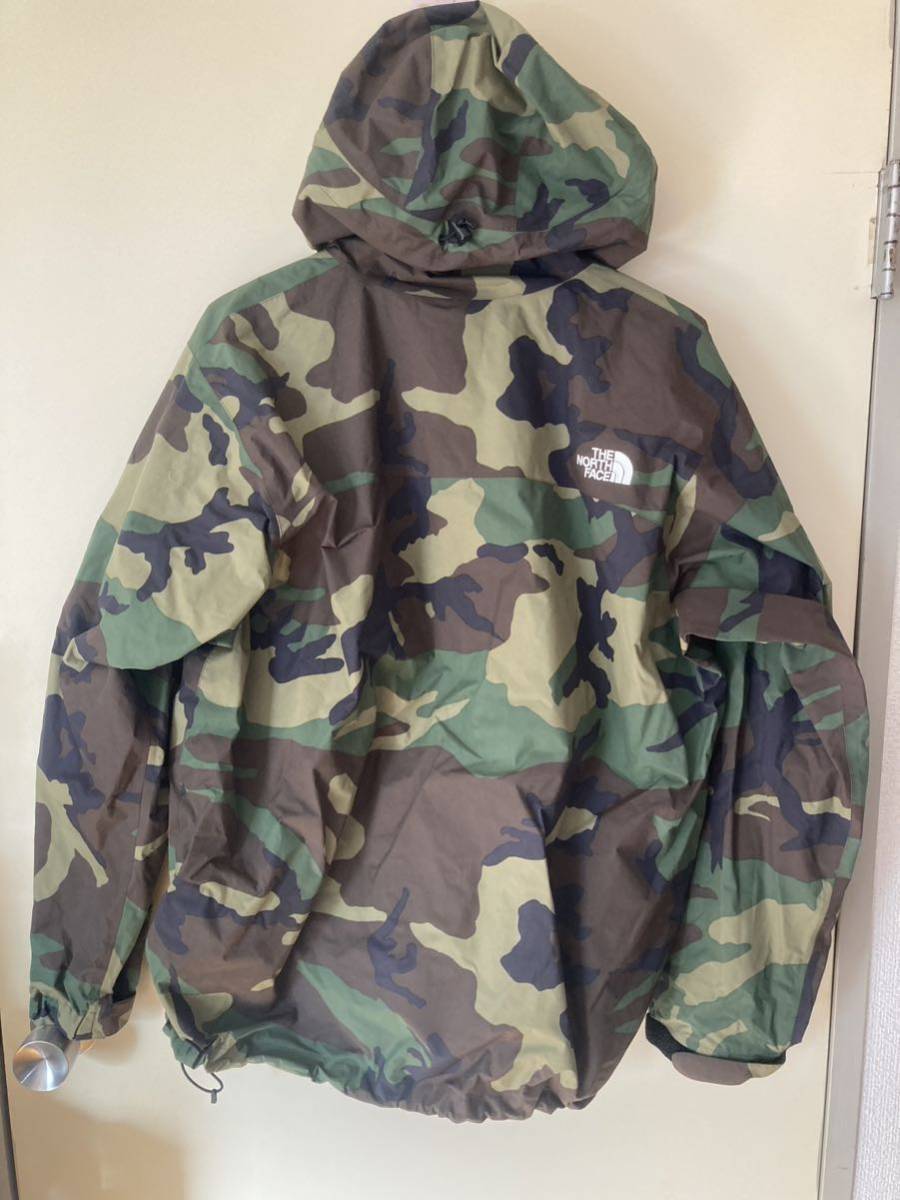 【美品】【送料無料】ザ・ノースフェイス　レインウェア メンズ Ｌサイズ　迷彩