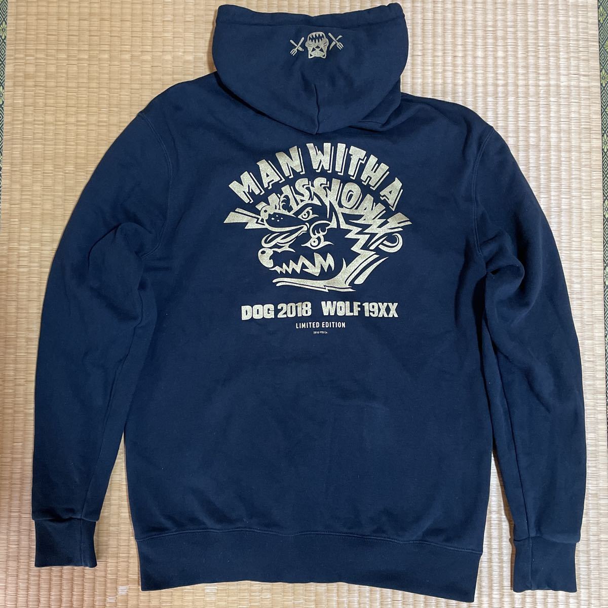 5回着用 MAN WITH A MISSION フード&バクプリ入り 限定 バンドロゴ