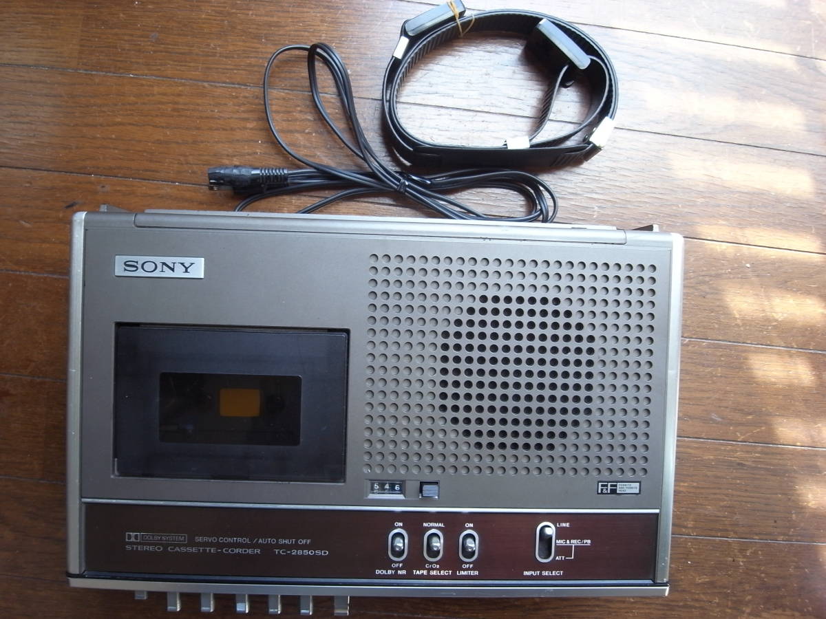 SONY TC-2850 SD カセットレコーダー デンスケ SONY TC-2850SD