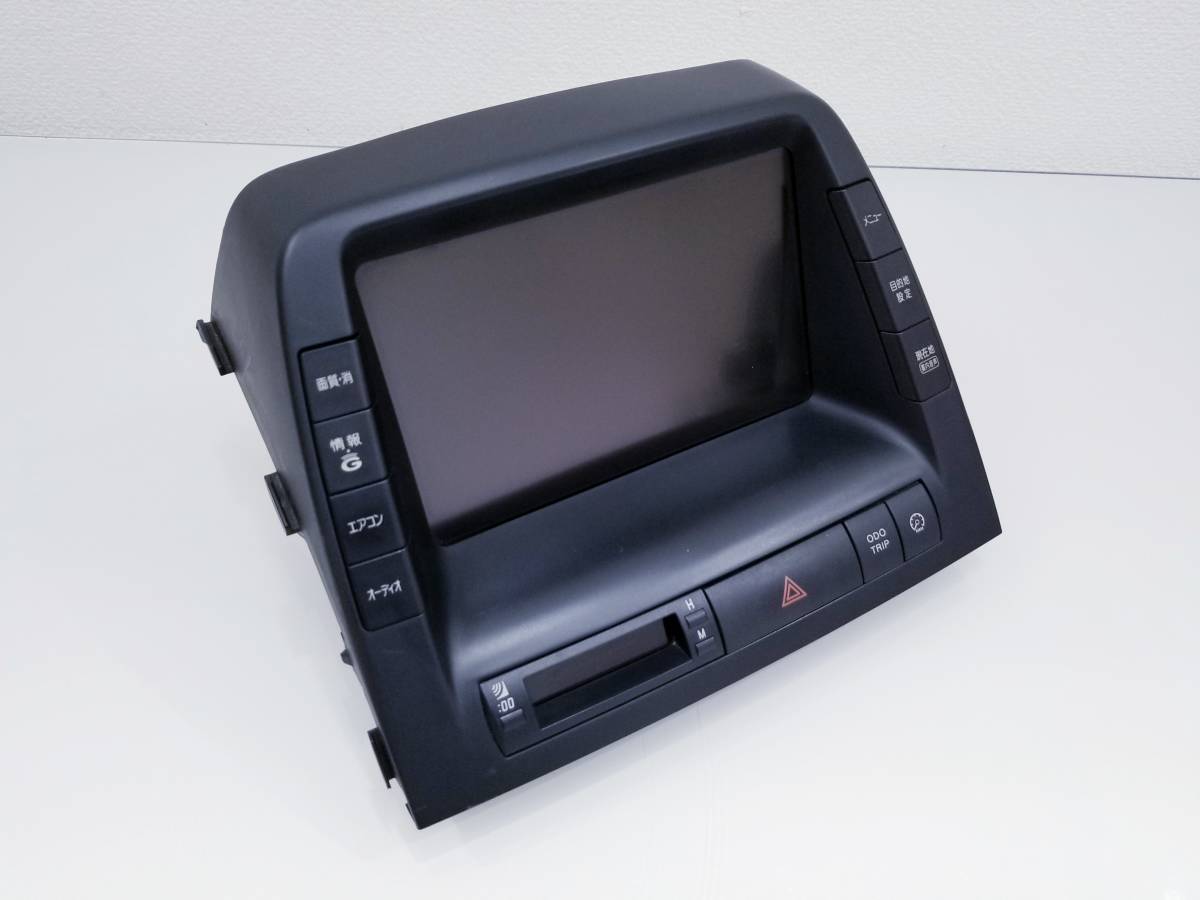 トヨタ プリウス NHW20 純正 HDDマルチナビモニター 86110-47052 確認