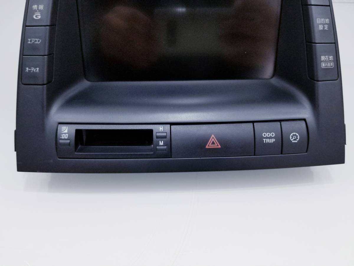 トヨタ プリウス NHW20 純正 HDDマルチナビモニター 86110-47052 確認