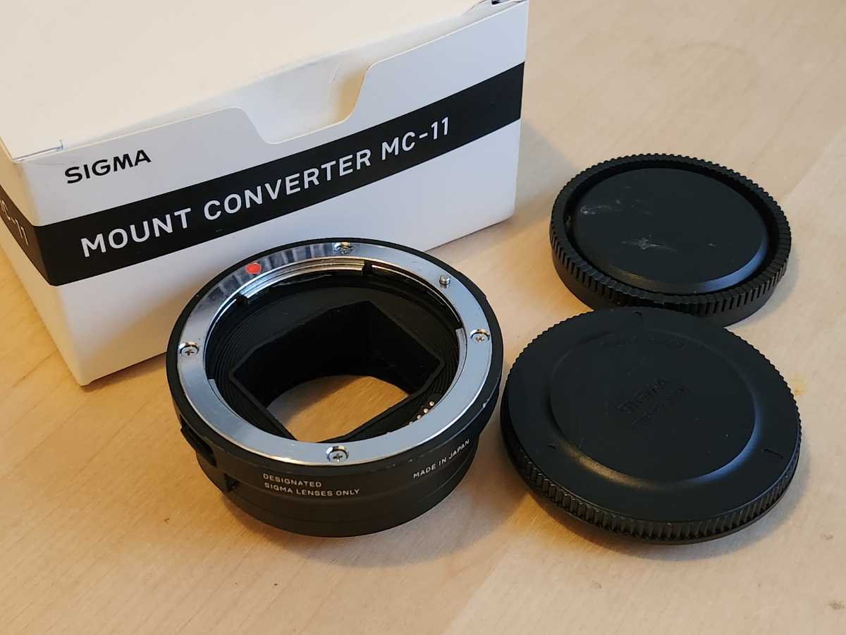 SIGMA MC-11 CANON EFマウント→Sony Eマウント オートフォーカス
