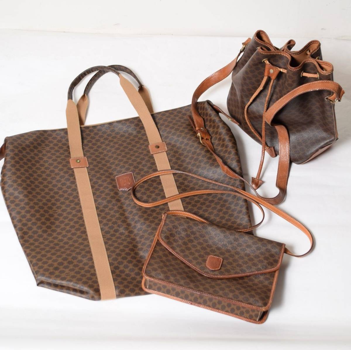 CELINE セリーヌ オールド マカダム ショルダーバッグ トートバッグ 3