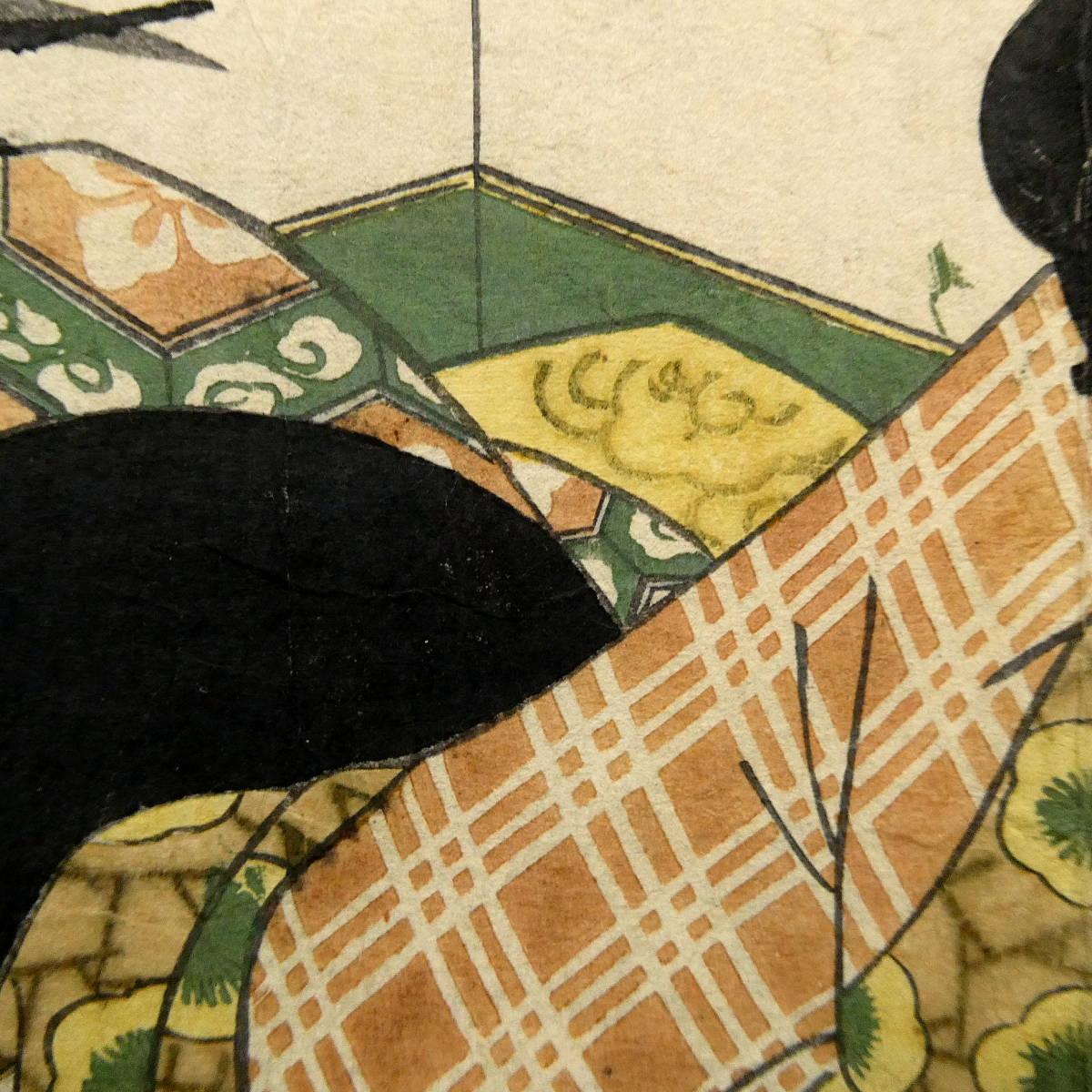 猛女猛攻◇江戸時代 木版色摺春画◇歌川国貞か 渓斎英泉か◇「サアお