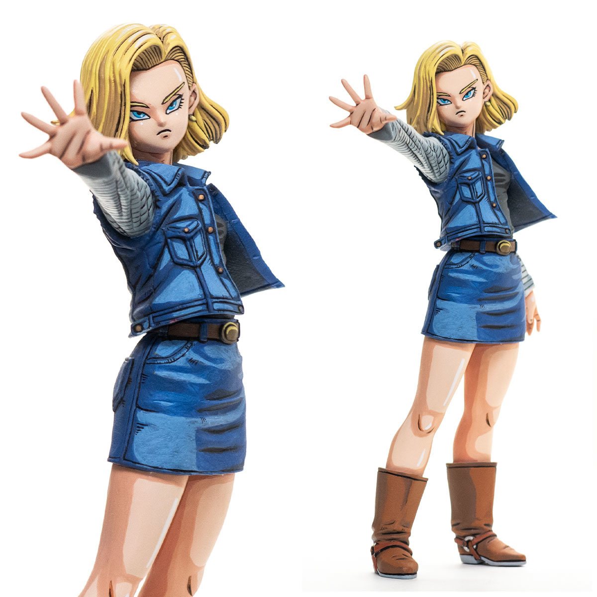 二次元 リペイント 改修 18号 生足Ver. ドラゴンボール 人造人間18号 2