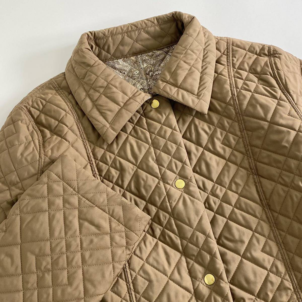 近年物・美品★レリアン Leilian リバーシブル 中綿 キルティング コート Fa27《極美品》Leilian レリアン 着回しリバーシブル キルティング