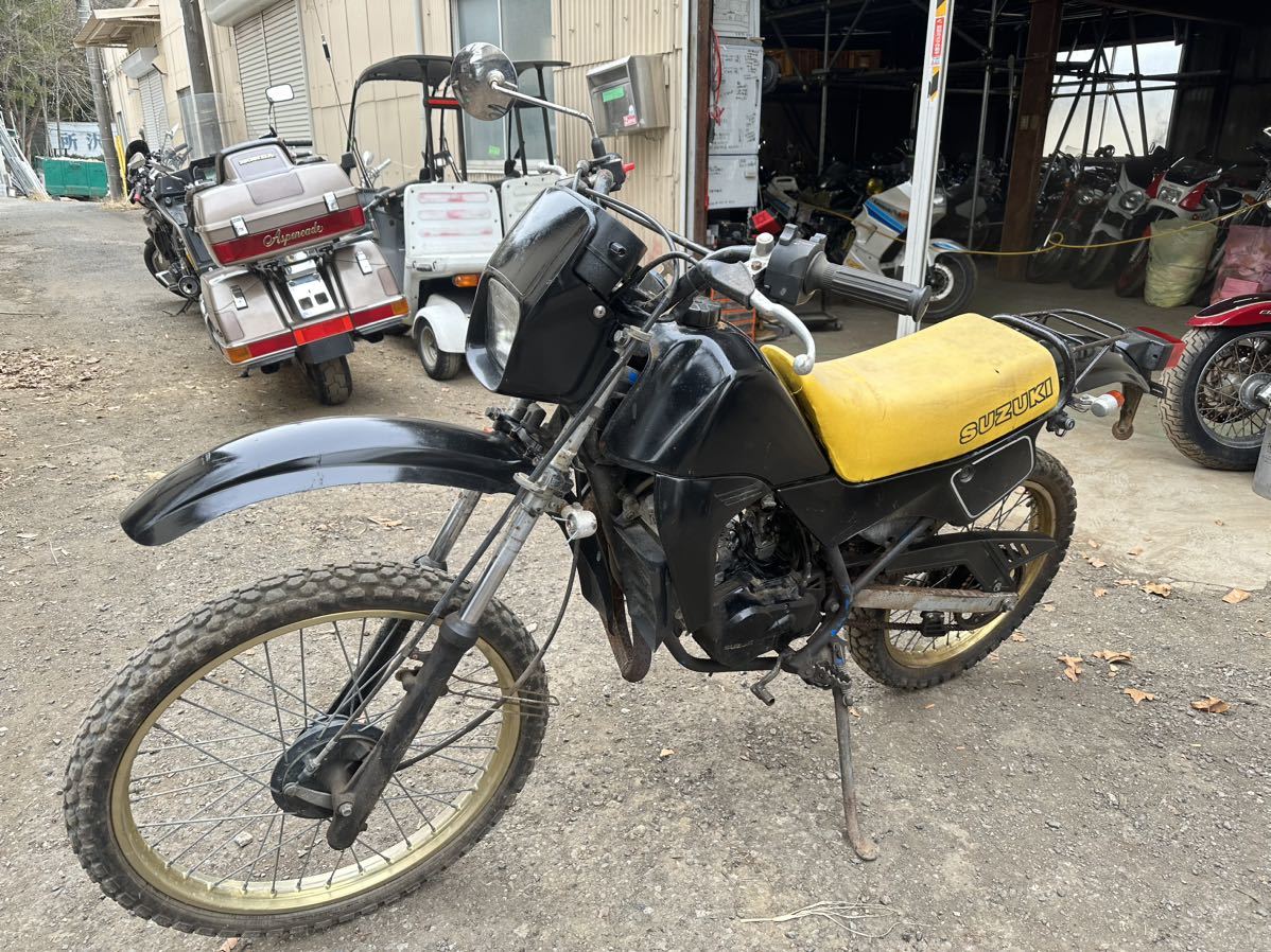 TS50 ハスラー　低走行5031キロ　エンジン始動確認済み　不動　レストアベース　部品取り　SA11A