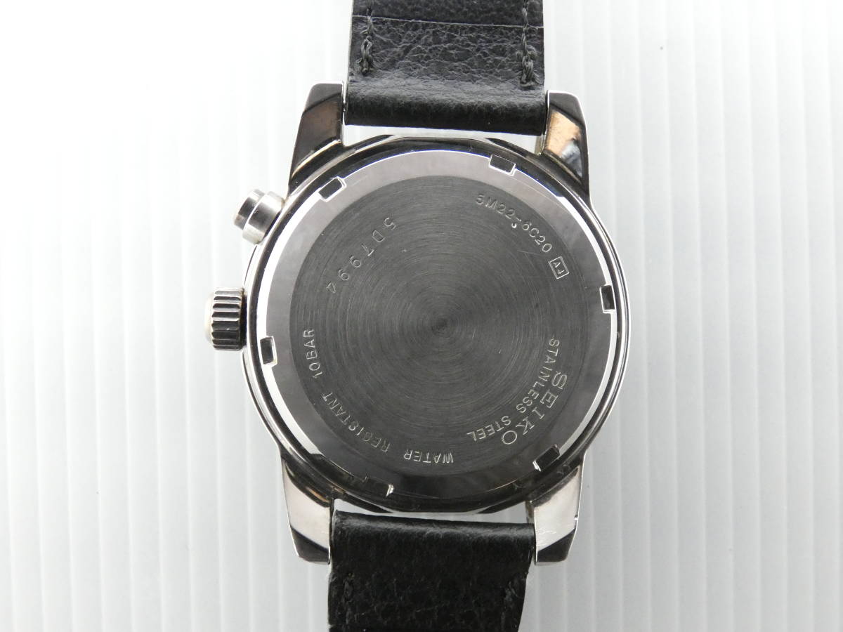 SEIKO SUS セイコー サス 5M22-6C20 AGS キネティック メンズ ウォッチ 