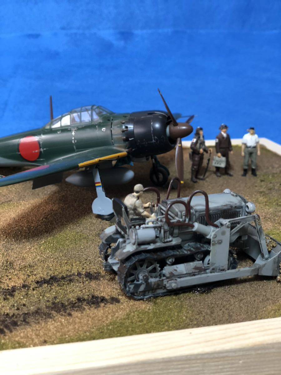 日本海軍 三菱A6M5 零式艦上戦闘機五ニ型甲 コマツG40ブルドーザー 1