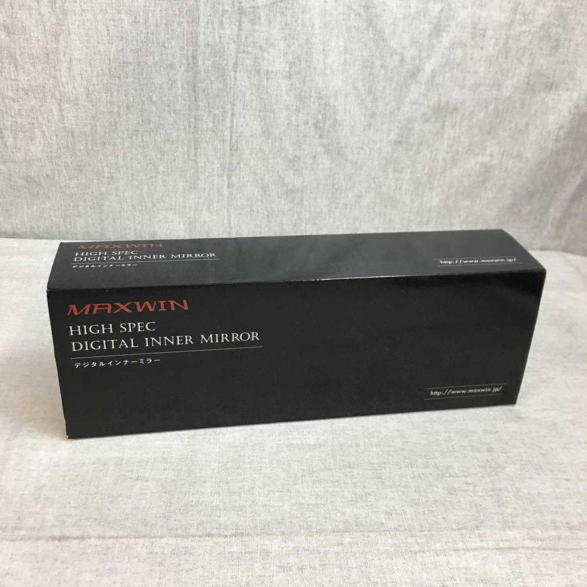 ジャンク品　MAXWIN(マックスウィン) ドライブレコーダー ミラー型 2K 前後 2カメラ 同時録画 10.88インチ MDR-C012B