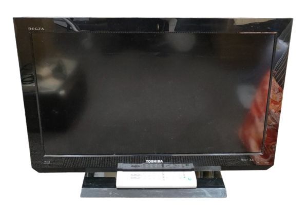 TOSHIBA 東芝 REGZA 液晶カラーテレビ ブルーレイディスクプレーヤー内蔵 26RB2 B-CAS 26インチ 稼働確認済み 【中古】 2229
