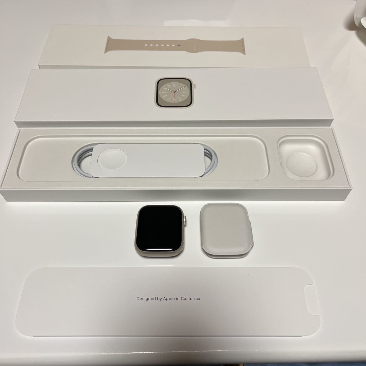 低価，お買い得 開封済 Apple Watch Series 8 GPSモデル 45mm スターライト(スマートウォッチ本体)｜売買されたオークション情報、yahooの商品情報をアーカイブ公開 - オークファン スマートウォッチ本体