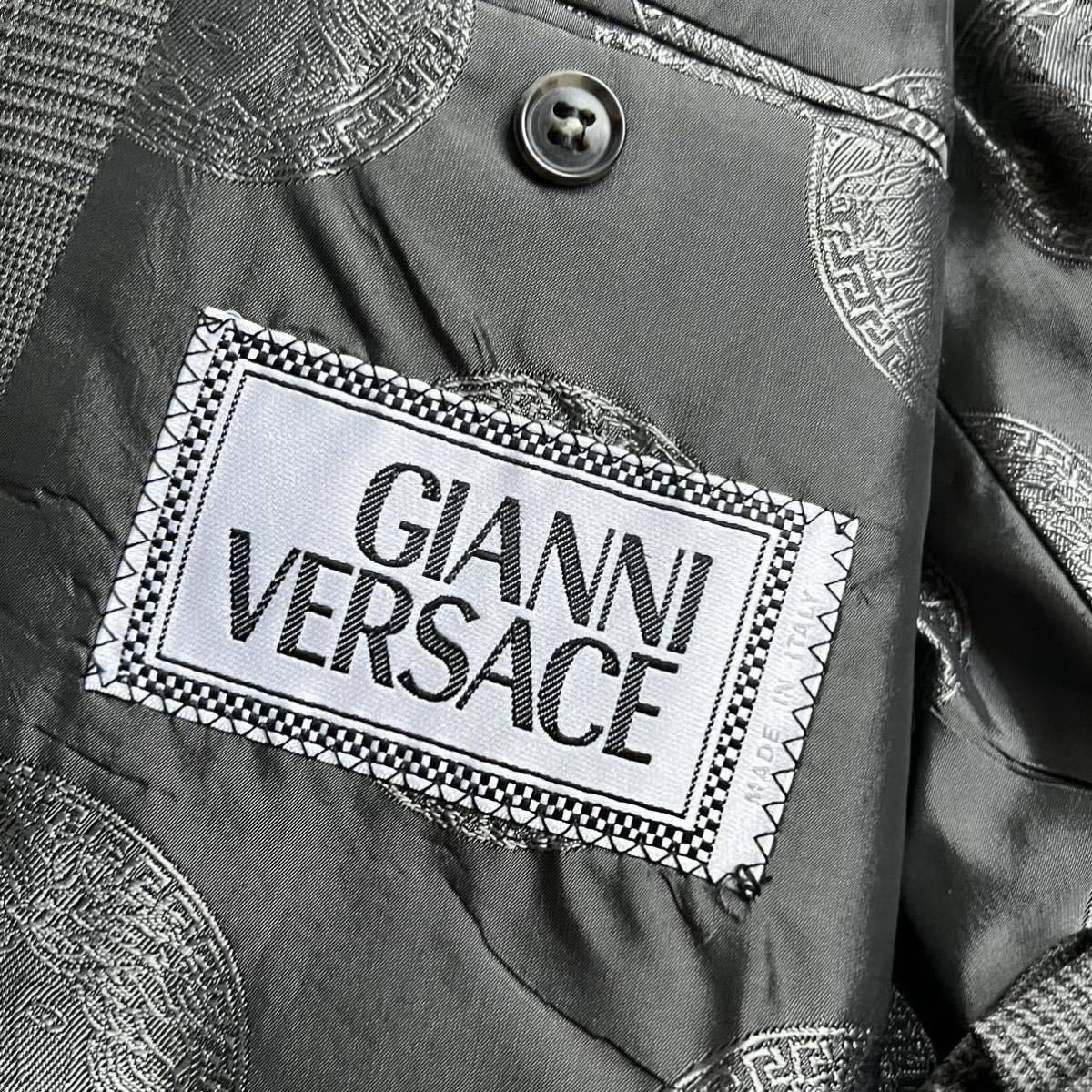 極美品VERSACE ヴェルサーチ メデューサ ダブル セットアップ スーツ
