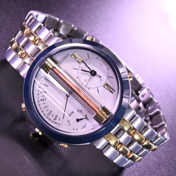 シチズン 多局受信型電波時計 CITIZEN 7400-C70015 SSモデル 7400