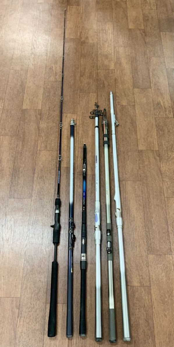 ジャンク品】釣り竿まとめ 6本セット SHIMANO DAIWA ABYSPECIAL SUZUMI