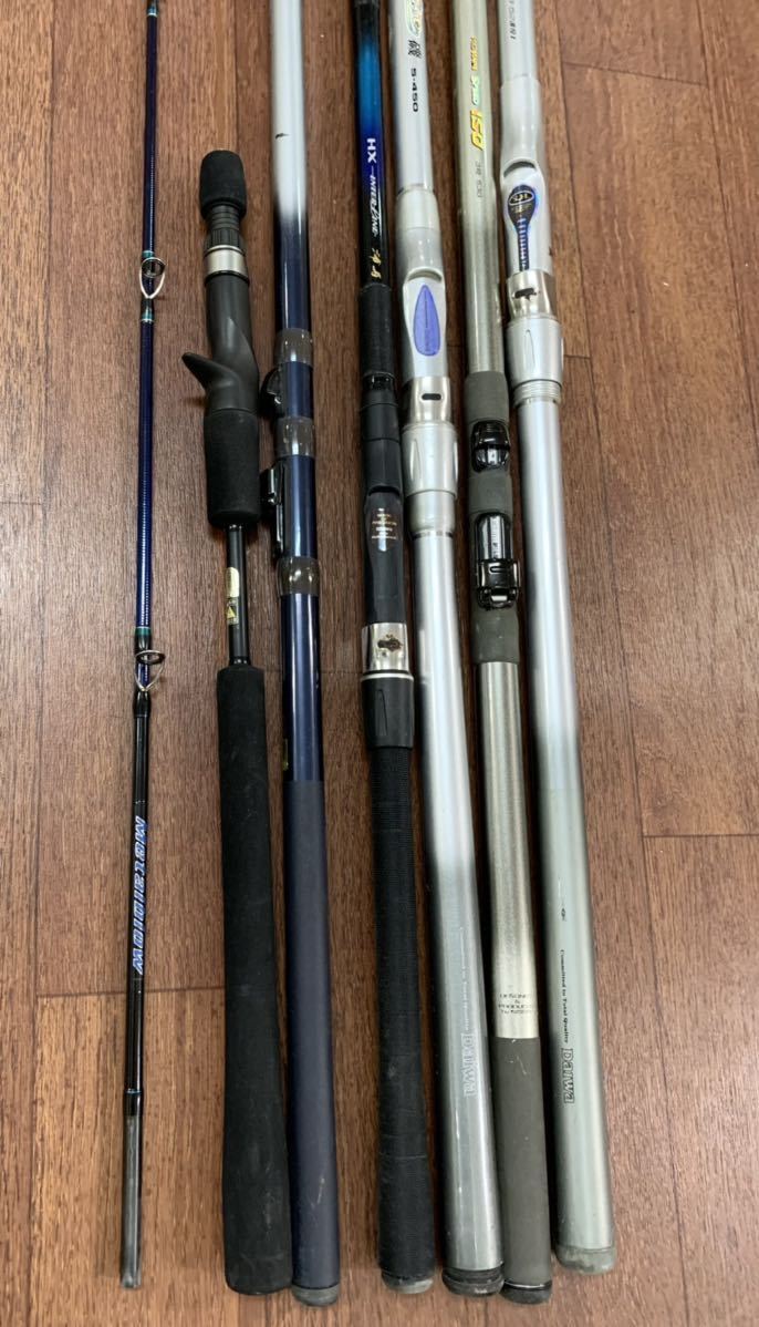 ジャンク品】釣り竿まとめ 6本セット SHIMANO DAIWA ABYSPECIAL SUZUMI