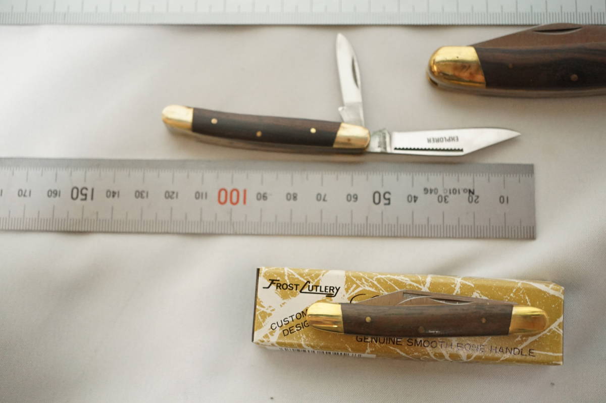 Frost Cutlery 折りたたみナイフ Steel Warrior ブルーピック スリップ 
