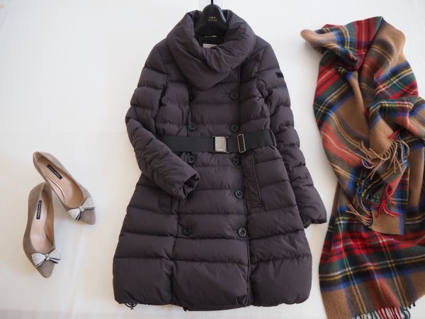 09□タトラス□ 9.6万円 美品 アゴーニャ ボリュームロングダウン