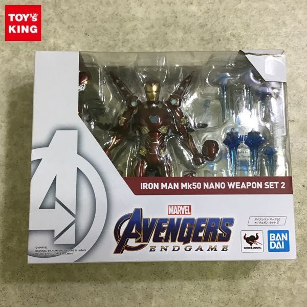 1円〜 BANDAI SPIRITS S.H.Figuarts アベンジャーズ アイアンマン マーク50 ナノウェポンセット2