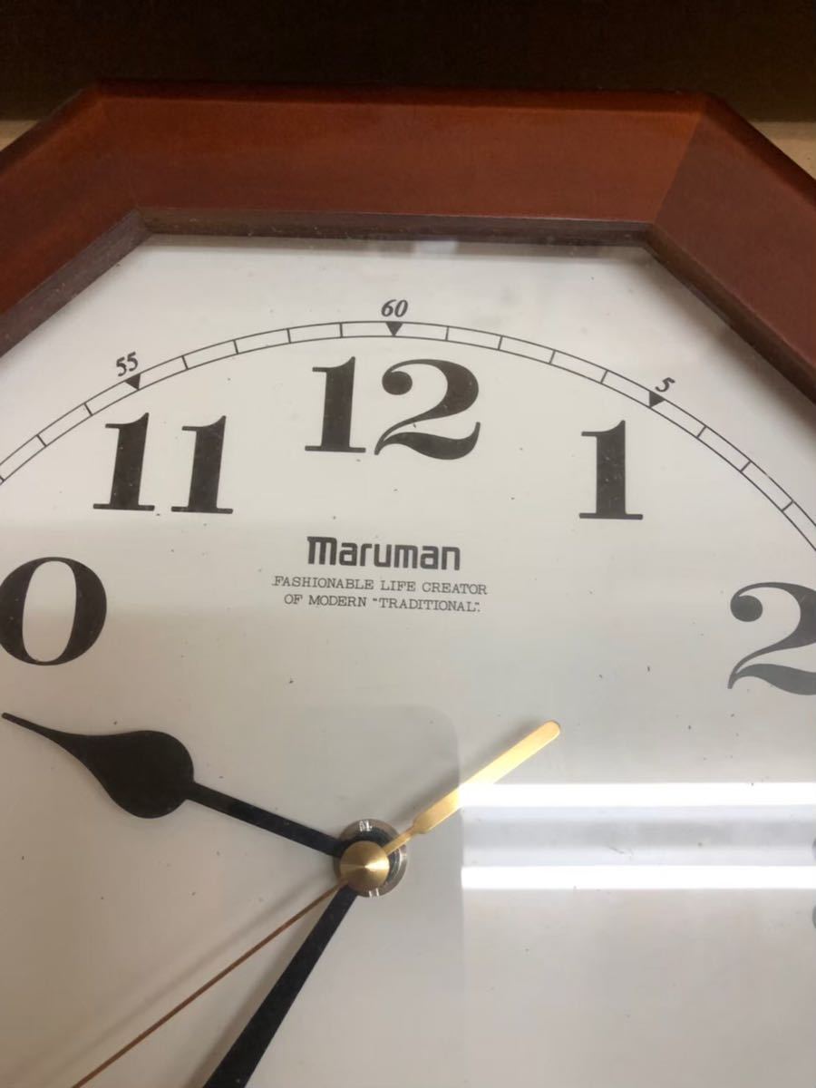 HT1021 送料無料 MARUMAN 型番 UK-228A 壁掛け時計 アンティーク
