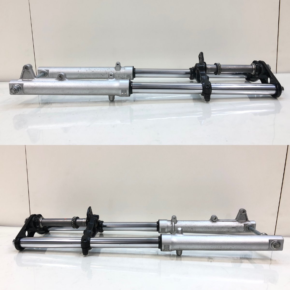 XR100モタード/エイプ　フロントフォーク 22) ホンダ XR 100 モタード 純正 フロントフォーク セット HD13-1000