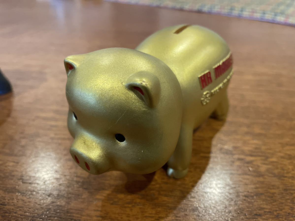 ハリウッドランチマーケット ブタ貯金箱 ソフビ 金 銀 メス小サイズ 3点セット ハリウッドランチマーケット 貯金箱 フィギュア 豚 ブタ HOLLYWOOD