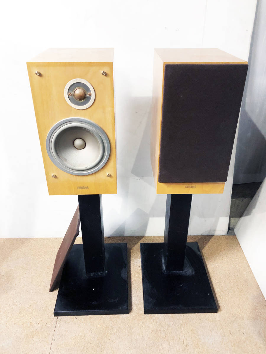 ●地域限定送料無料★超美品 中古★YAMAHA/ヤマハ 2wayブックシェルフ型スピーカー NS-1 classics ペア 専用スタンド付【NS-1 YAMAHA】BAFK