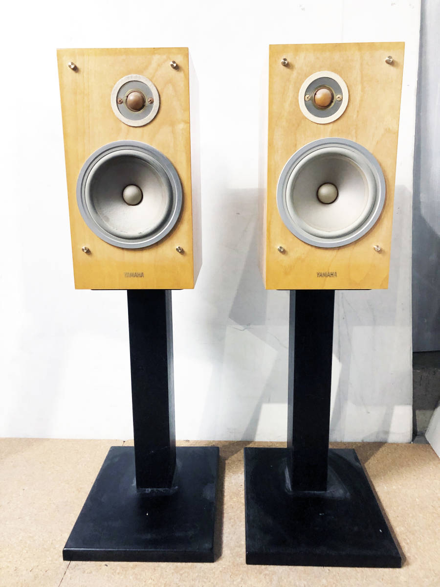 ●地域限定送料無料★超美品 中古★YAMAHA/ヤマハ 2wayブックシェルフ型スピーカー NS-1 classics ペア 専用スタンド付【NS-1 YAMAHA】BAFK