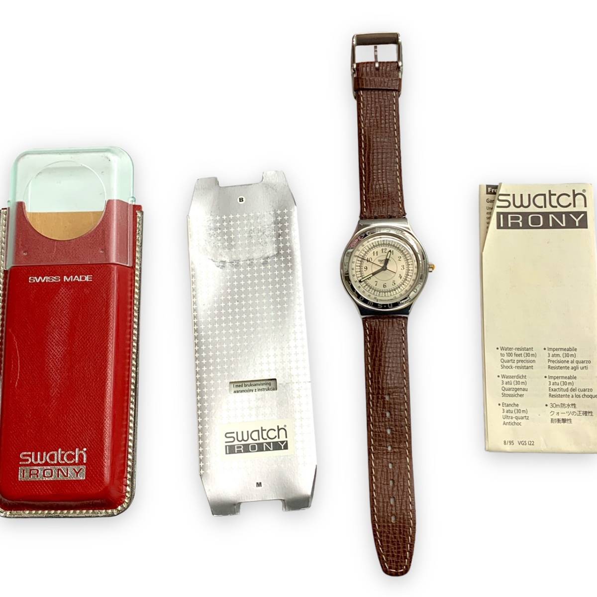 □中古・美品 【swatch】スウォッチ IRONY/アイロニー NESPOS (YGS102 