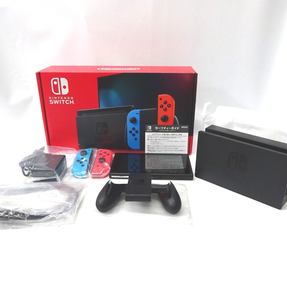 Nintendo Switch 本体 ブラック/ブルー/レッド Ft1093251 任天堂 ゲーム機 NINTENDO SWITCH ニンテンドースイッチ HAD