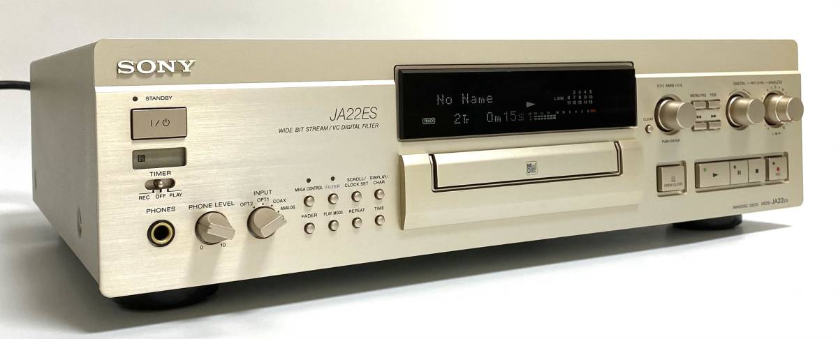 SONY MDS-JA22ES ミニディスクデッキ 本体 2026年最新】Yahoo