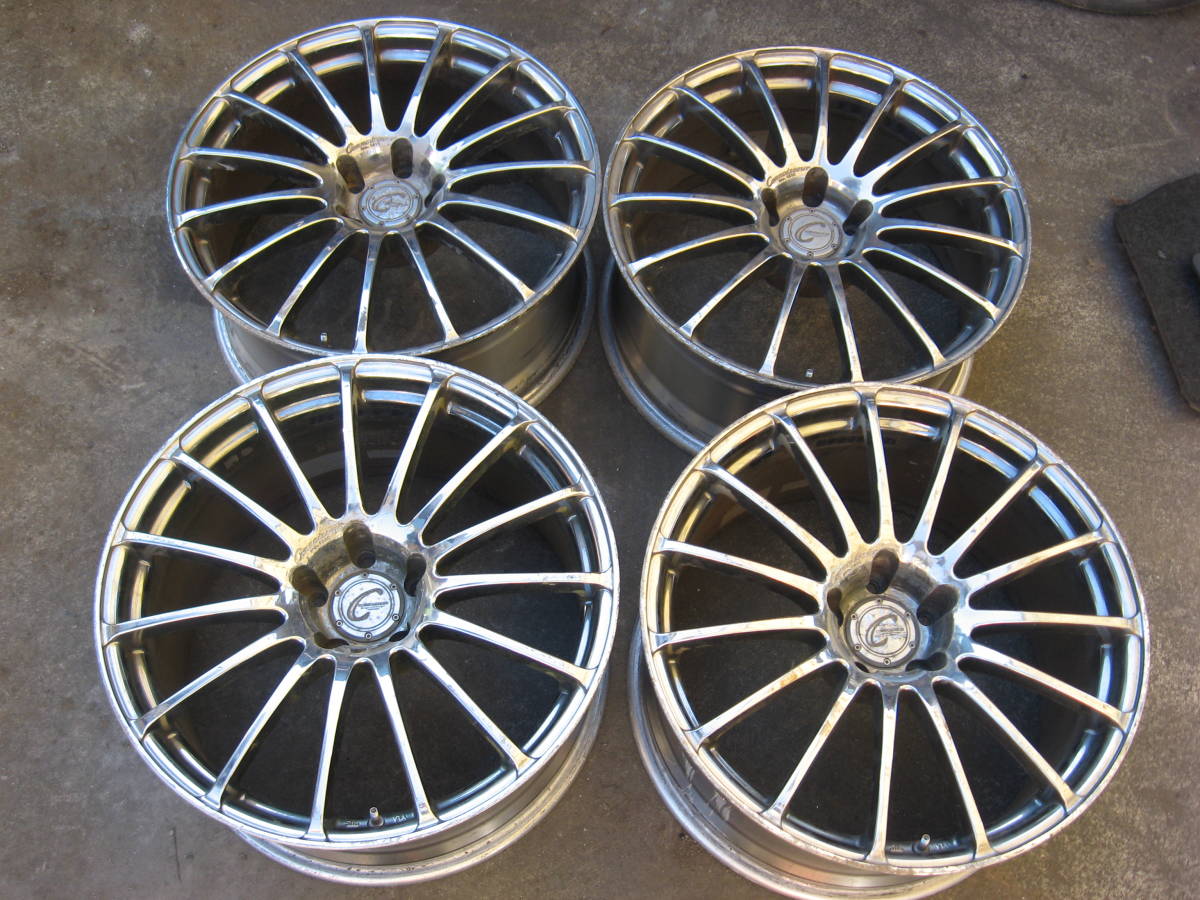 【激安大特価，限定SALE】 19インチ Connoisseur NO.151C 8.5J +30 9.5J +30 ホイール 4本 横浜(5穴)｜売買されたオークション情報、yahooの商品情報をアーカイブ公開 - オークファン 5穴
