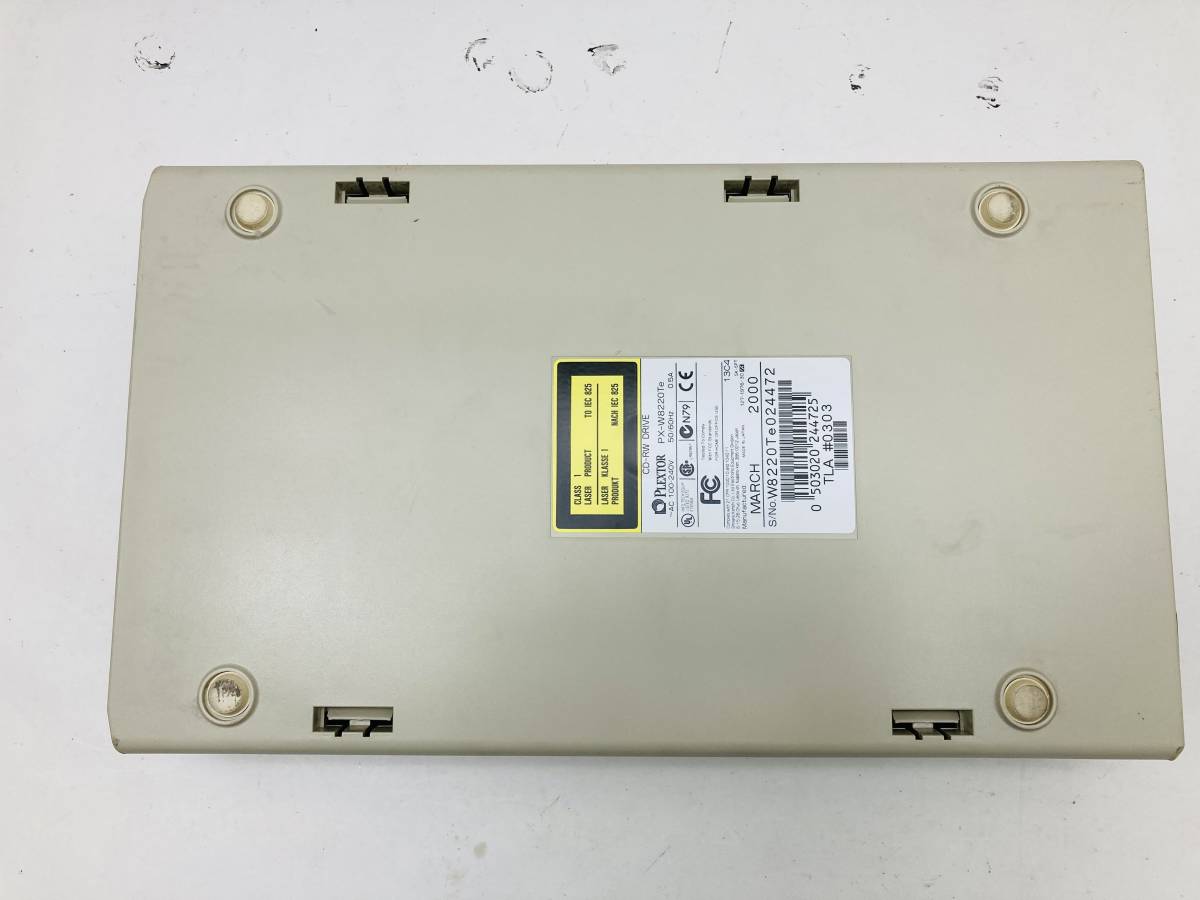プレクスター CD-RW ドライブ PX-W8220Te ジャンク品 外付けCDドライブ 