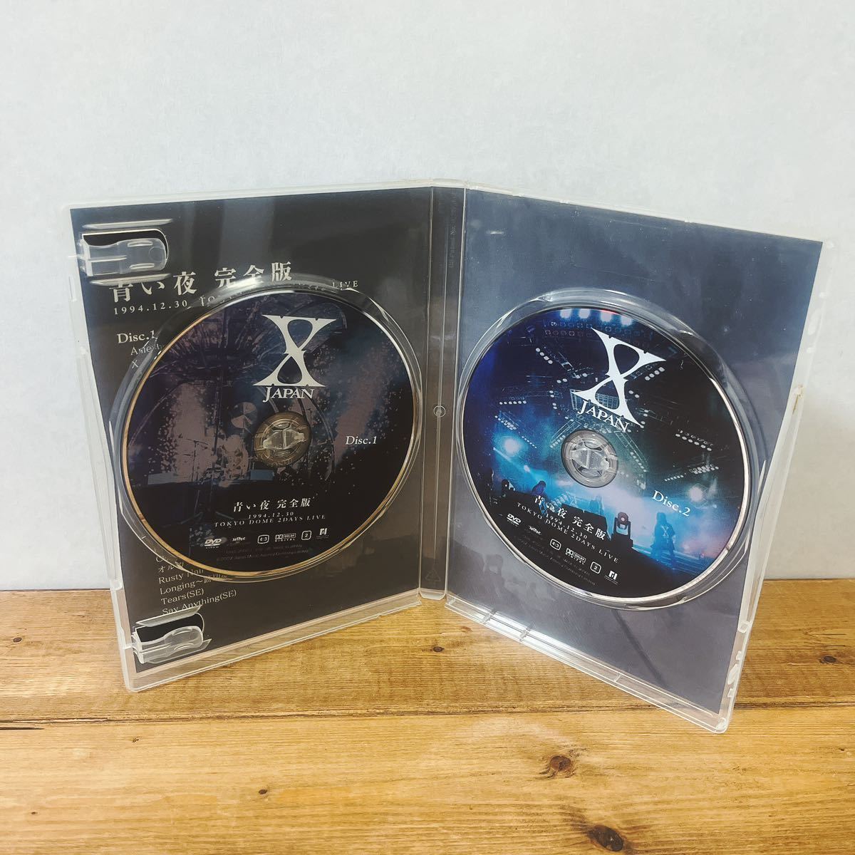 X JAPAN エックス ジャパン ライブ DVD 完全版 青い夜 白い夜 2枚組 2 
