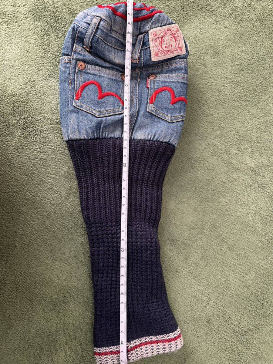 美品】エヴィスゴルフ EVISU golfデニムヘッドカバー EVISU 