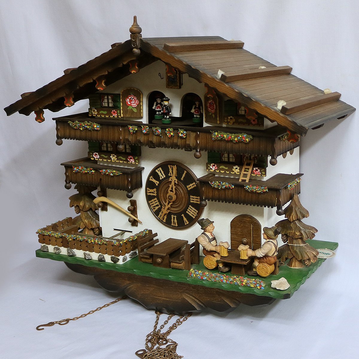 ドイツ鳩時計】Hones・BLACK FOREST CUCKOO CLOCK（オルゴール CUENDET 