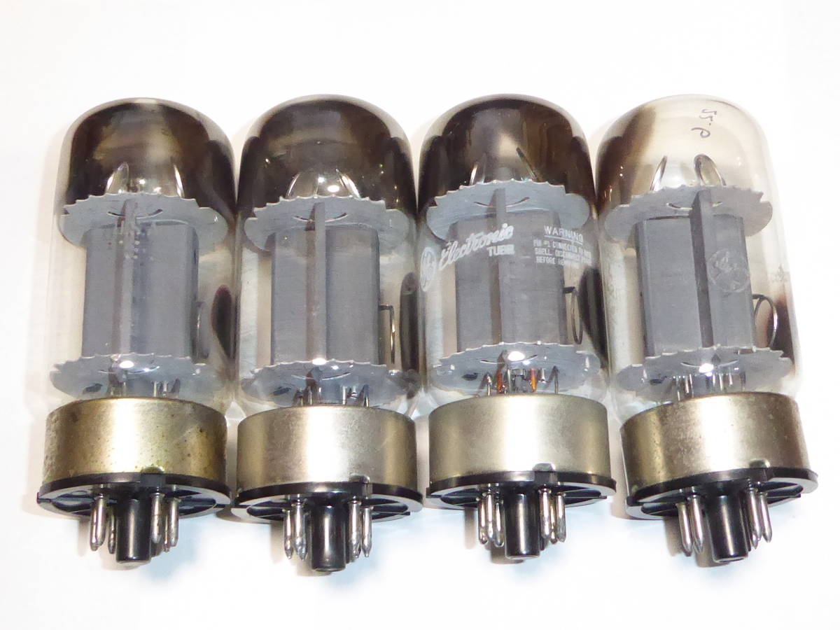ＧＥ製　６５５０Ａ真空管 6550A 米国GE製 出力真空管 4本 劣化品 その6， 6550A 2本 McIntosh
