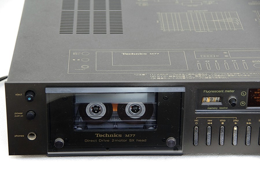 Technics テクニクス カセットデッキ RS-M77 ≡ 5AEE5-3 ,名 【公式通販】