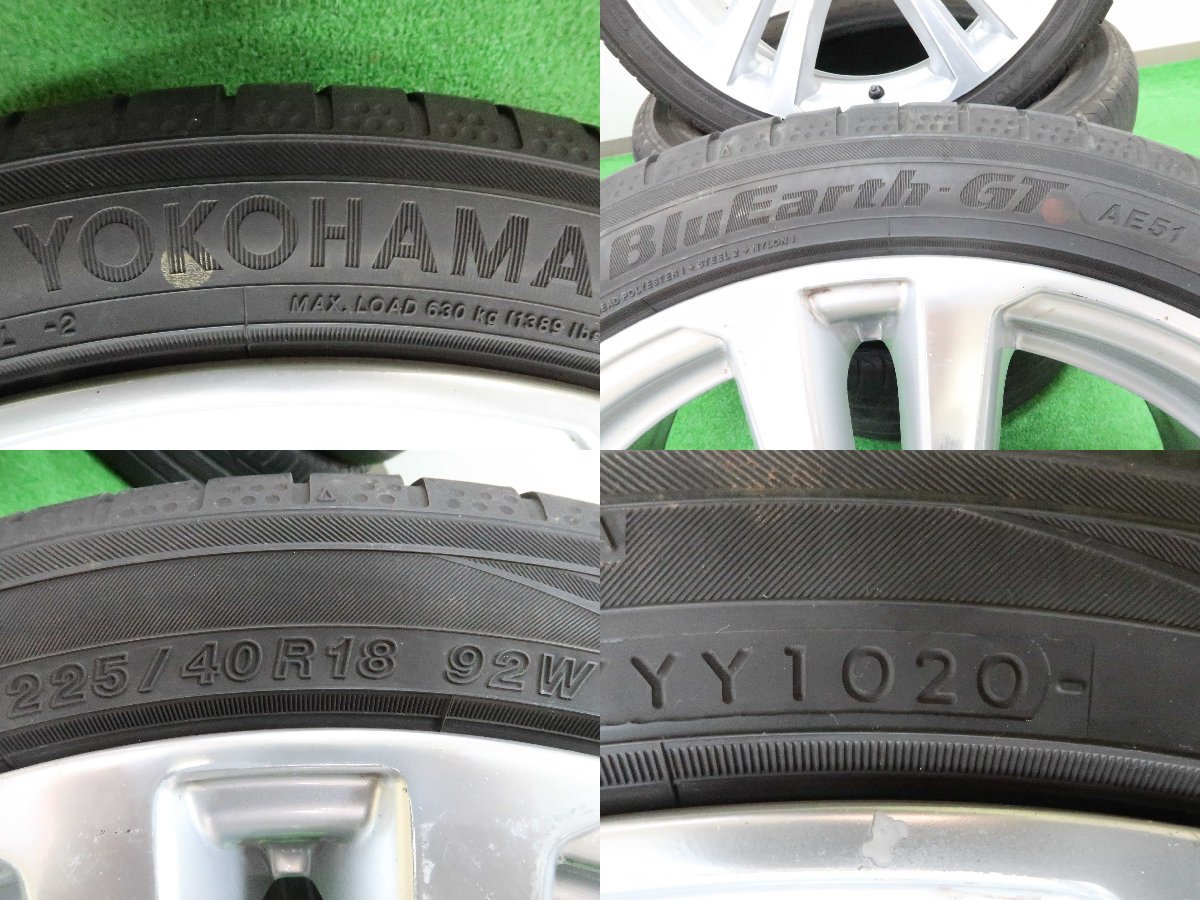 4本 アウディ S3 スポーツバック 8V 純正 18インチ ホイール 7.5J +51 
