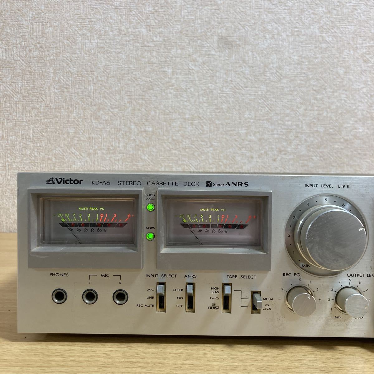 Victor ビクター KD-A6 STEREO CASSETTE DECK Super ANRS ステレオ